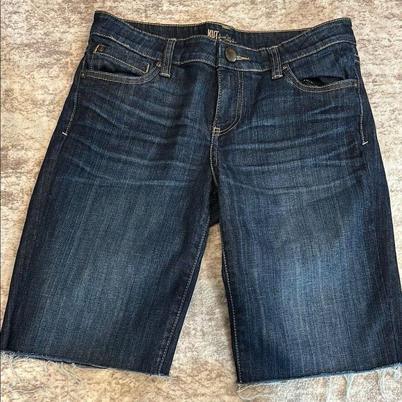 Kut from the Kloth Blue Denim Shorts cut off size 4 - Picture 1 of 7